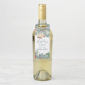 Holiday Cheer Red Holly & Rustic Bells Flessenhanger (Op fles)