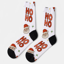 Holiday Cheer Socks – Animated Santa “Ho Ho Ho” Sokken