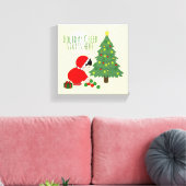 Holiday Cheer Starts Here - wall art Canvas Afdruk (Insitu (Woonkamer))