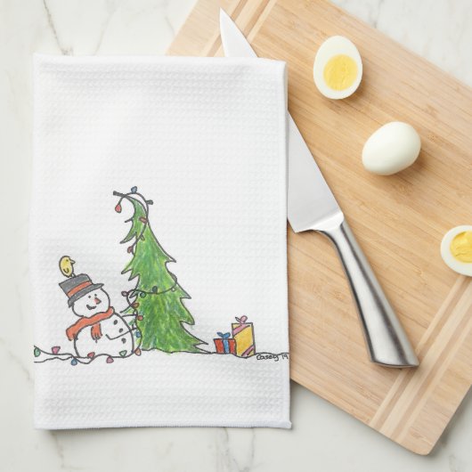 Holiday Cheer Theedoek (Quarter Fold)