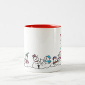 Holiday Cheer Tweekleurige Koffiemok (Center)