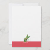 Holiday Cheer Uitnodiging (Achterkant)