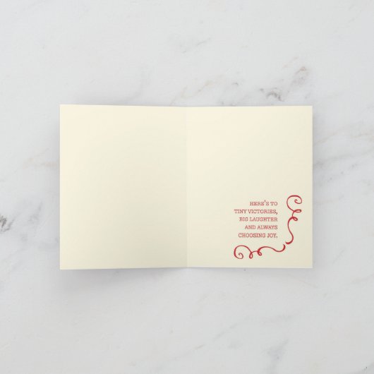 Holiday Cheers Card Kaart (Binnen)