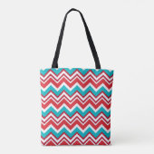 Holiday Chevron Canvas tas (Achterkant)