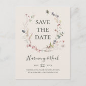 Holiday Chic Botanical | Champagne behalve de datu Uitnodiging Briefkaart (Voorkant)