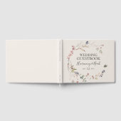 Holiday Chic Botanical | Champagne Wedding Gastenboek (Volledig)