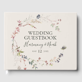 Holiday Chic Botanical | Champagne Wedding Gastenboek