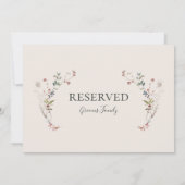 Holiday Chic Botanical | Voorbehouden champagne (Achterkant)