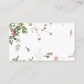 Holiday Chic Botanical | Website met witte weddens Informatiekaartje (Achterkant)