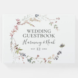 Holiday Chic Botanical | Wit huwelijk Gastenboek