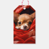Holiday Chihuahua Cadeaulabel (Voorkant)