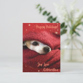 Holiday Chihuahua Feestdagenkaart (Staand voorkant)