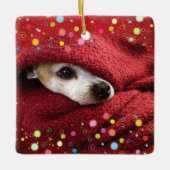Holiday Chihuahua Keramisch Ornament (Voorkant)