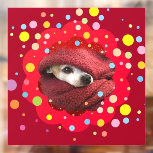 Holiday Chihuahua Raamsticker (Vel 2)