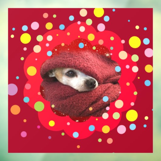 Holiday Chihuahua Raamsticker (Vel 3)