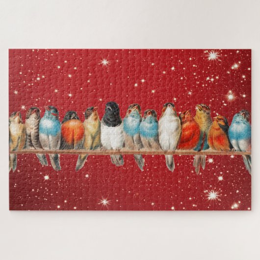 Holiday Chirping Legpuzzel (Horizontaal)
