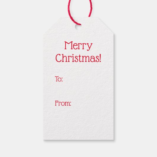 Holiday Chocolate Lab Cadeaulabel (Achterkant)