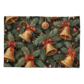 Holiday Christmas Bells Pattern, Kussensloop (Achterkant)