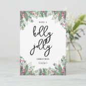 Holiday Christmas Card Company Marketing Feestdagenkaart (Staand voorkant)