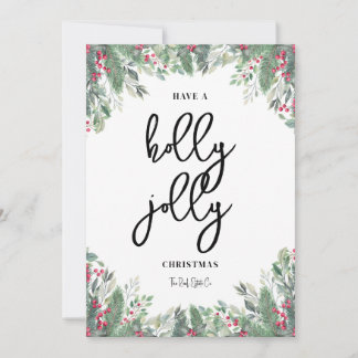 Holiday Christmas Card Company Marketing Feestdagenkaart