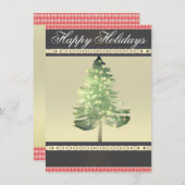 Holiday, Christmas, Invitation,Greeting,New years, (Voorkant / Achterkant)