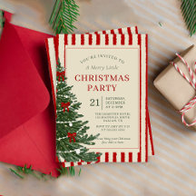 Holiday Christmas Party Invitation invitation