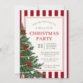 Holiday Christmas Party Invitation invitation Kaart (Voorkant)