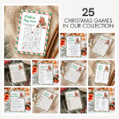 Holiday Christmas Party Mad Libs Game Feestdagenkaart