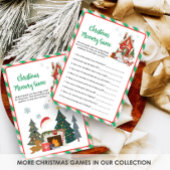 Holiday Christmas Party Memory Game Feestdagenkaart