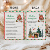 Holiday Christmas Party Memory Game Feestdagenkaart