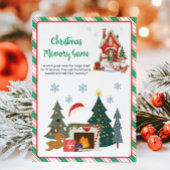 Holiday Christmas Party Memory Game Feestdagenkaart