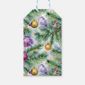 Holiday Christmas Tree Gift Label Cadeaulabel (Voorkant)