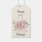 Holiday Classical Gift Label Cadeaulabel (Voorkant)