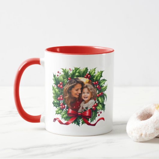 Holiday Coffee Mug Mok (Met donut)