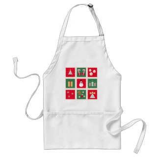 Holiday Collage Apron Standaard Schort