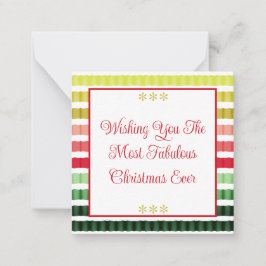 Holiday Colour Mini Notitiekaartje