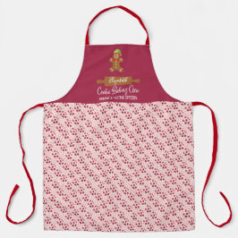 Holiday Cookie Baking Crew Red Kerstgeschort Schort