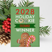 Holiday Cookie Contest Winner Award Prize Button