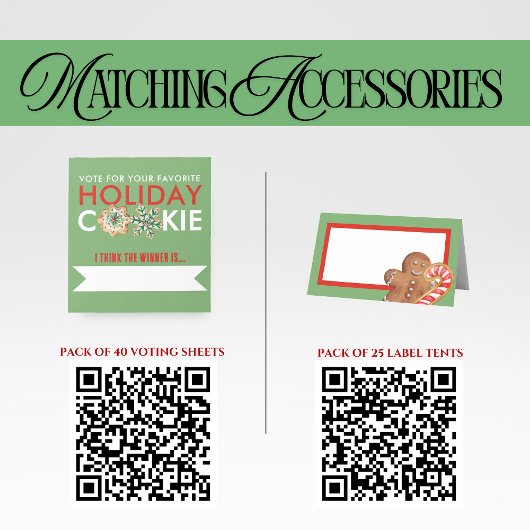 Holiday Cookie Contest Winner Award Schort