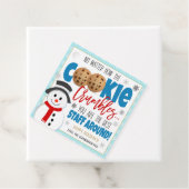 Holiday Cookie Dank je cadeau Label (In situ)