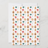 Holiday Cookie Exchange Party Christmas Cute Kaart (Achterkant)