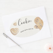 Holiday Cookie Exchange Sticker Label (Envelop)