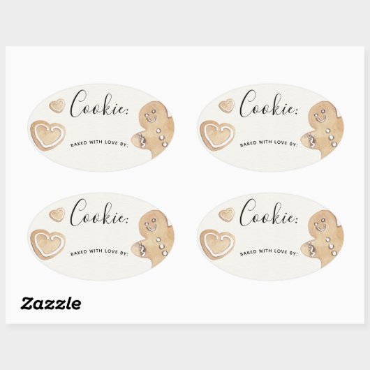 Holiday Cookie Exchange Sticker Label (Vel)