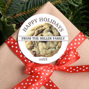 Holiday Cookie Gift Ronde Sticker