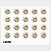 Holiday Cookie Gift Ronde Sticker (Vel)