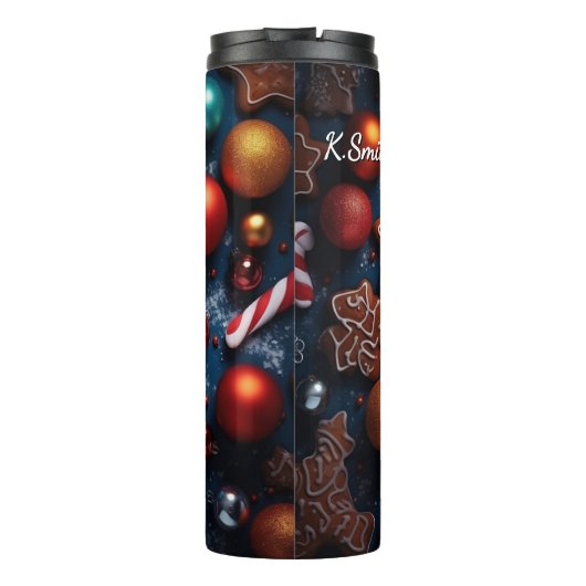 Holiday Cookie Gingerbread Men Thermosbeker (Achterkant)