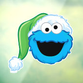 Holiday Cookie Monster Raamsticker (Vel 3)