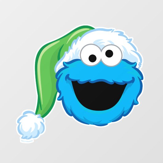 Holiday Cookie Monster Raamsticker (Vel)