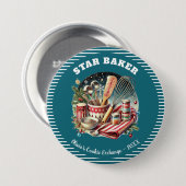 Holiday Cookie Star Baker Prize Award Button (Voorkant /achterkant)