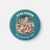 Holiday Cookie Star Baker Prize Award Magneet (Voorkant)